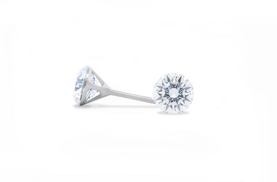 The Floeting® Diamond Stud Earrings | 0.52 F VS1