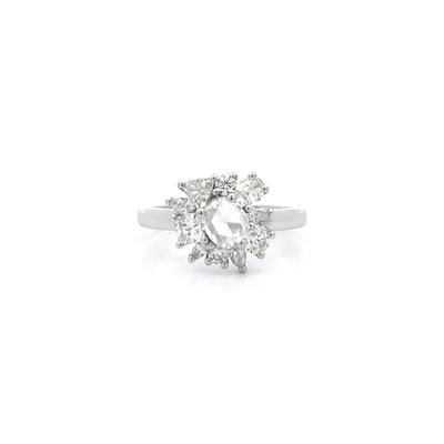 Diamond Cluster Ring in Platinum | 1.47ctw