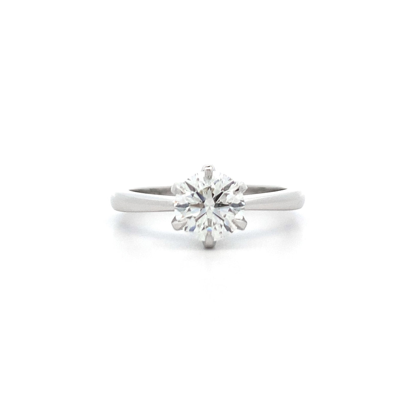 Bliss: Brilliant Cut Diamond Solitaire Ring in Platinum | 1.00ct J VS1