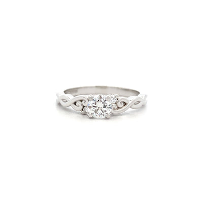 Cara: Brilliant Cut Diamond Solitaire Ring in Platinum | 0.36ct