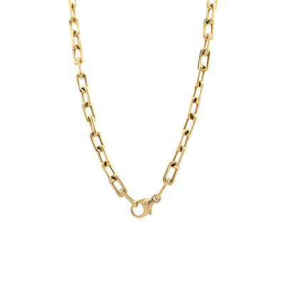 Square Link Trace Chain in Yellow Gold