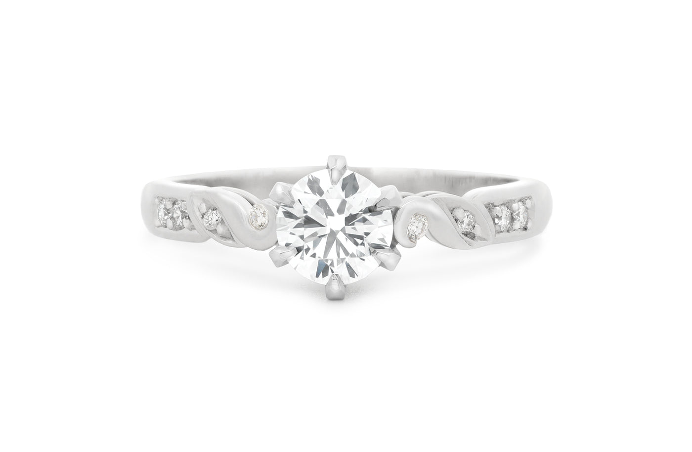 Mockingbird: Brilliant Cut Diamond Solitaire Ring