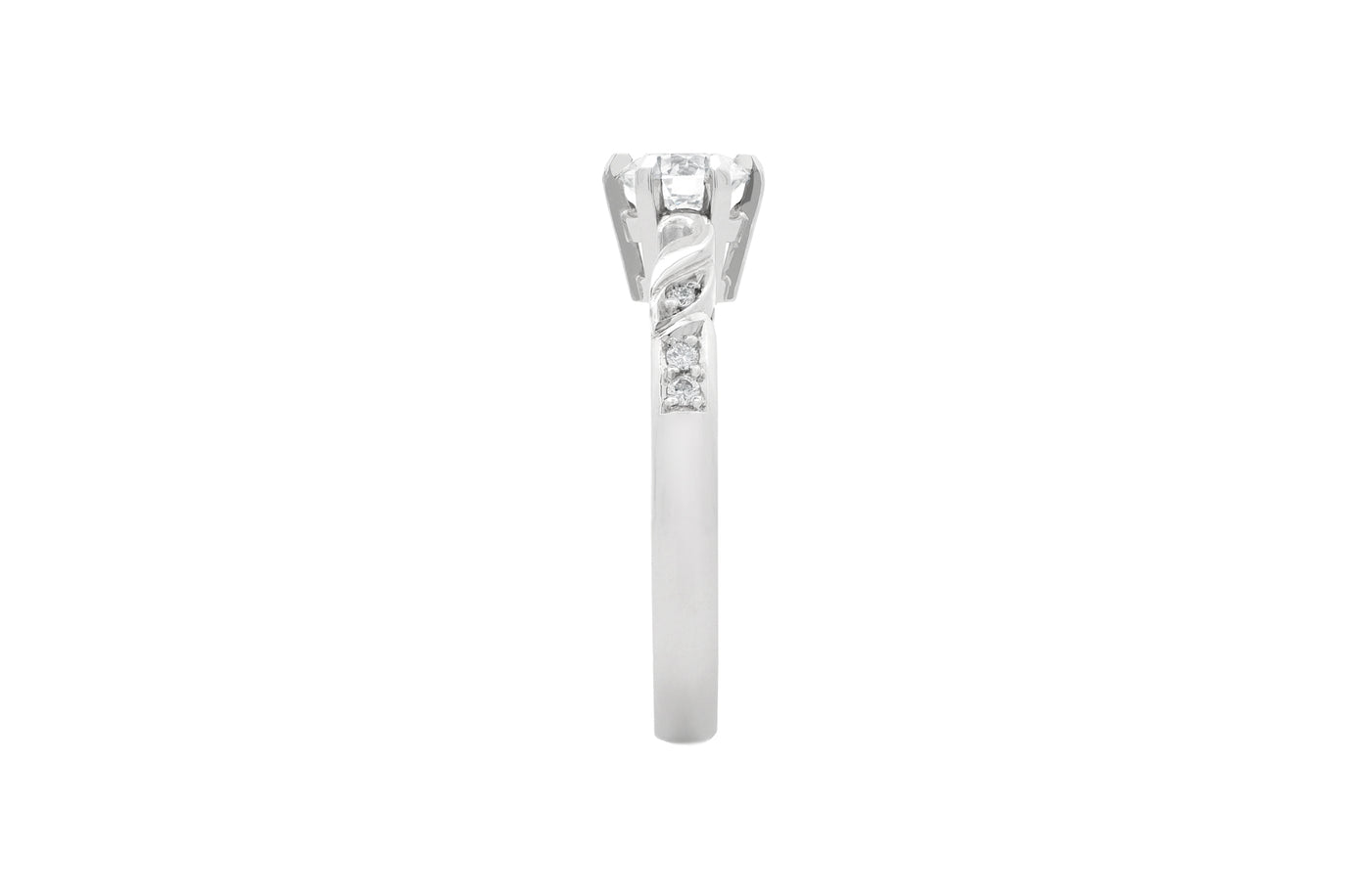 Mockingbird: Brilliant Cut Diamond Solitaire Ring