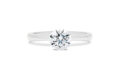 The Floeting® Diamond Ring in Platinum | 1.23ct E VVS2