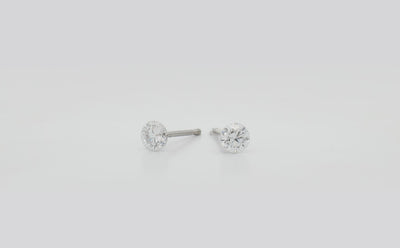 The Floeting® Diamond Stud Earrings | 0.52ctw G VS