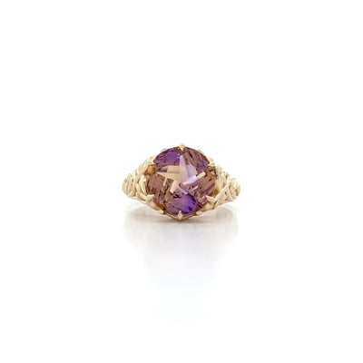 Liana: Ametrine Solitaire Ring in Gold | 5.32ct