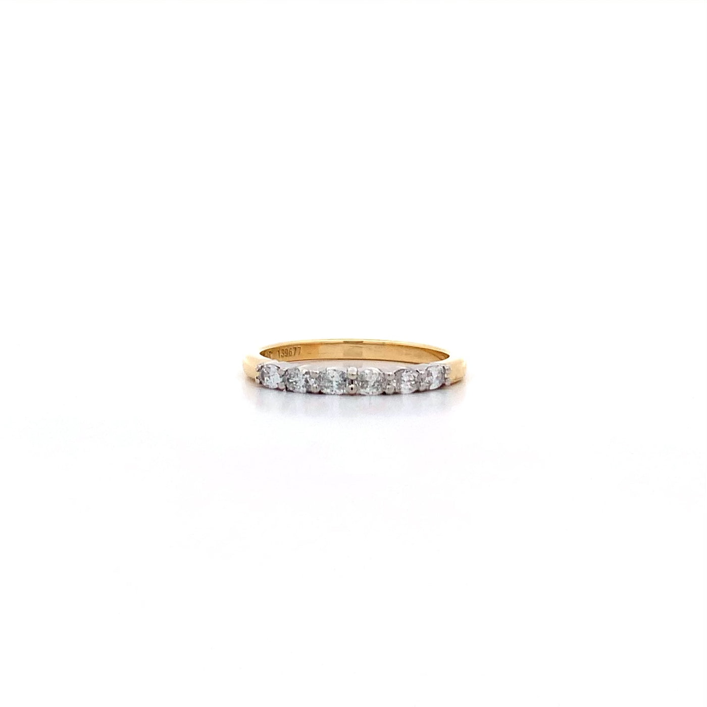 Oval Cut Diamond Set Ring in Platinum | 0.32ctw