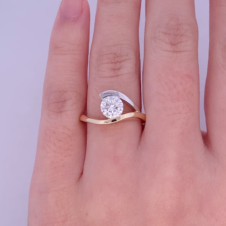 Sara: Brilliant Cut Diamond Solitaire Ring