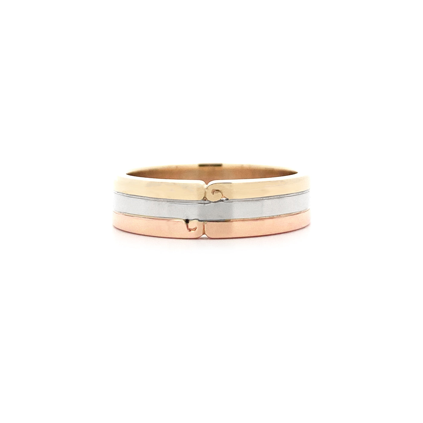 Kotahi Trio Ring in Gold